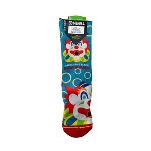 Merge4 Santa Cruz Boardwalk Socks Men’s Clown Size 4.5-8.5 Women’s Size 6-10